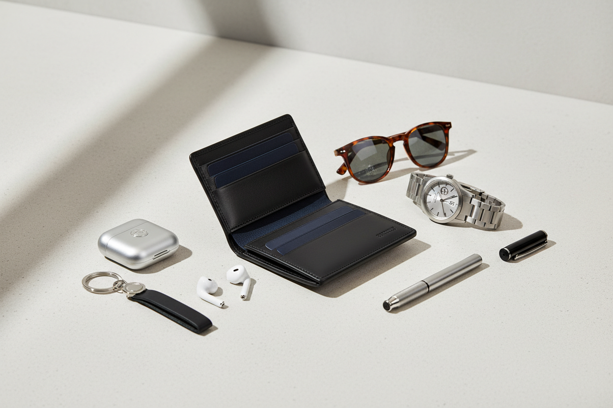 Modern minimalist accessoriers collection for everyday use.
